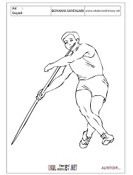 atletizm boyama sayfaları